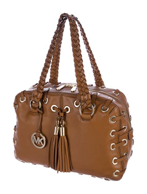 michael kors large grommet shoulder bag|Michael Kors shoulder bag small.